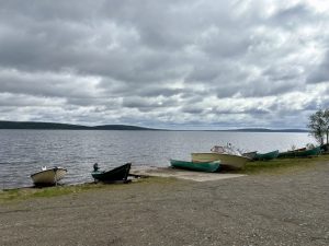 Pallasjärvi od pólnocy Pallasjärvi od pólnocy