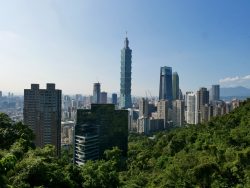 Najlepszy widok na miasto i Taipei 101 z "Trasy Słonia" Najlepszy widok na miasto i Taipei 101 z "Trasy Słonia"