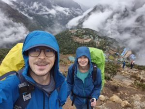Podejście po wyjściu z Namche Podejście po wyjściu z Namche