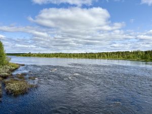 Rzeka pomiędzy Szwecją a Finlandią Rzeka pomiędzy Szwecją a Finlandią