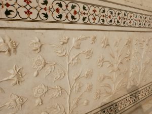 Zdobienia Taj Mahal robią wrażenie Zdobienia Taj Mahal robią wrażenie