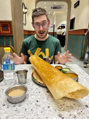 W Delhi trafiliśmy na super restaurację serwującą dania południowych Indii W Delhi trafiliśmy na super restaurację serwującą dania południowych Indii